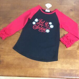 Long Sleeve T-shirt with Ruffles